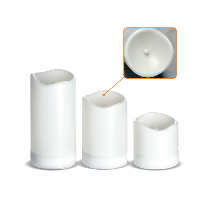 3''x4'' Outdoor Solar Wavy LED Candle