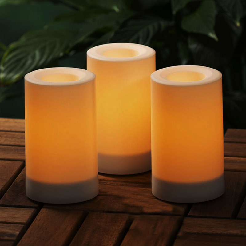 4'' x8'' Outdoor Solar LED Candle
