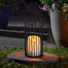 "LANCASTER" Metal Lantern with Battery LED Candle ，Small