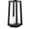 TUCSON Metal Lantern with Battery LED Candle, Large