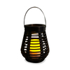 Tall Rattan Lantern with Battery LED Candle, Small