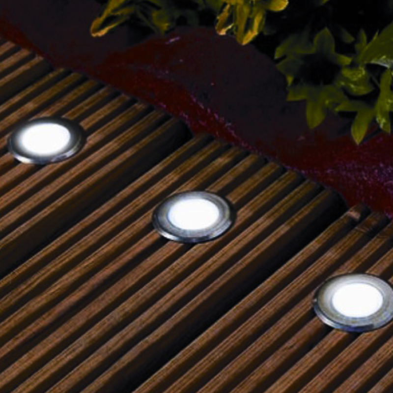 New Solar LED Deck Lights, cool white