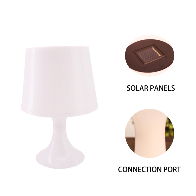 New Solar Table Lamp, cool white